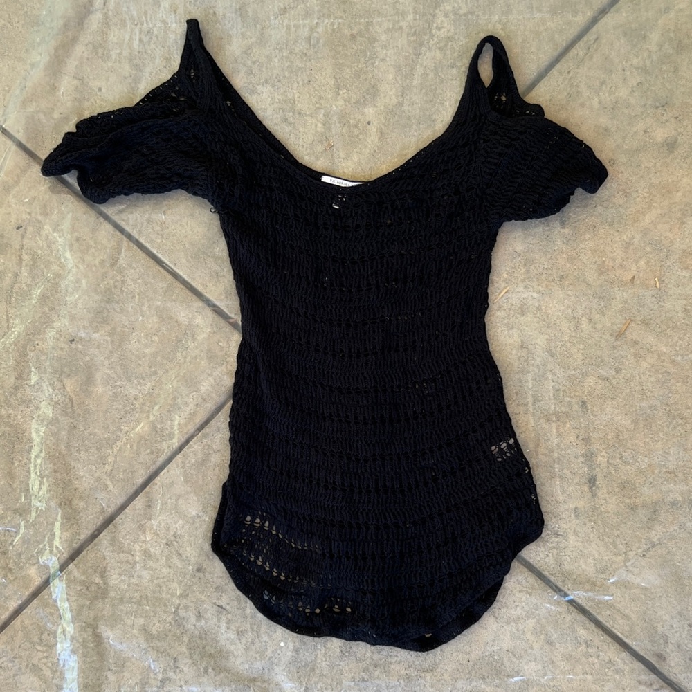 Black Fishnet Dress